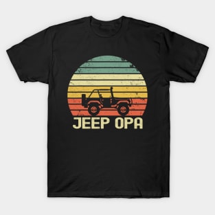 Jeep Opa Vintage Jeep T-Shirt